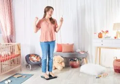 Tefal Personenweegschaal Goodvibes Life+ 30 Cm - Tot 180 Kg - Bluetooth - Zwart -meubels winkel product 879982