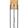 Lucide Jantine Vloerlamp Natural Rattan 1x E27 Socket - 3-poots