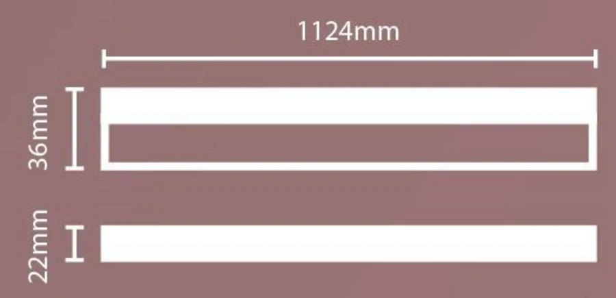 Philips Linear Ledstrip 18W 2700K 1600 Lumen 112cm - Schakelaar - Modulair 9 Philips Linear Ledstrip 18W 2700K 1600 Lumen 112cm - Schakelaar - Modulair - Afbeelding 7