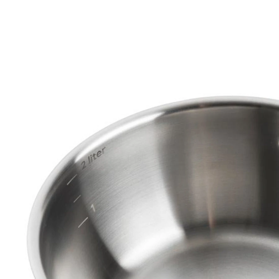 Kookpot Dagelijkse Kost 18 Cm 2 L Inox - Alle Vuren 5 Kookpot Dagelijkse Kost 18 Cm 2 L Inox - Alle Vuren - Afbeelding 3