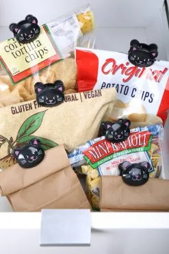 Kikkerland Bag Clips Cats Set 6 Stuks -meubels winkel product 893414