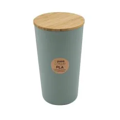 Point Virgule Point-Virgule Voorraaddoos Saliegroen 10.5x18.5 Cm - Bamboe Deksel