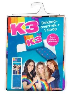 K3 Dekbedovertrek Regenboog Met Foto 140x220 Cm Katoen