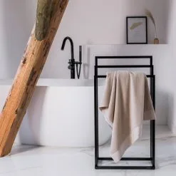 Sealskin Tube Handdoekhouder Vrijstaand Zwart -meubels winkel product 895960