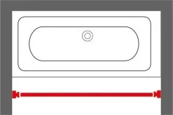 SEALSKIN - Douchestang - 125X220CM WIT -meubels winkel product 896032