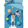 Good Morning Dekbedovertrek Spaceworld Blauw 140x220 Cm Katoen -meubels winkel product 898963