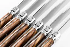 Laguiole Steakmes Set 6 Stuks DarkWood In Houten Blok By Style De Vie -meubels winkel product 901573