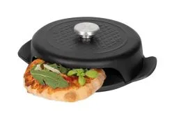 Boska Pizzamaker BBQ Mini 23x19x6 Cm - Gietijzer - Zwart