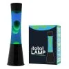 I-Total Lava Lamp Zwart Blauw-Groen - 40x11 Cm -meubels winkel product 908157