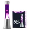 I-Total Lava Lamp Zilver Paars-Wit - 40x11 Cm