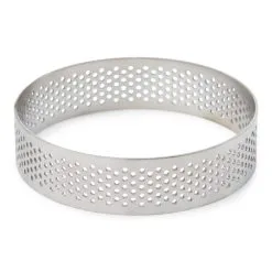 Patisse Taartring Inox 8 Cm Geperforeerd