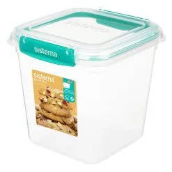 Sistema Klip It+ Voorraaddoos 2.2 L Minty Teal - Rechthoekig