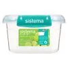 Sistema Klip It+ Voorraaddoos 400 Ml Minty Teal - Rechthoekig
