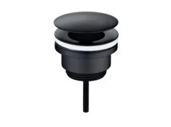 TREVI Waste Afvoerplug Vast Zwart Niet Aflsluitbaar