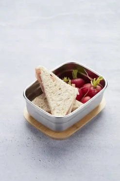 Point Virgule Point-Virgule Lunchbox 650ml RVS Met Deksel Bamboe -meubels winkel product 919770