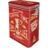 Nostalgic Art Voorraaddoos & Clip 1.3 L Coffee Time - 11x7.5x17.5 Cm -meubels winkel product 922356