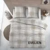 Carlina Dekbedovertrek Evelien Ruit Grijs|Beige 270x220 Cm Flanel -meubels winkel product 925172