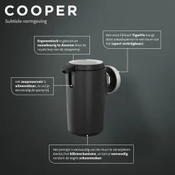 Tiger Cooper Zeepdispenser Rvs/Zwart -meubels winkel product 929931