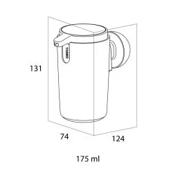 Tiger Cooper Zeepdispenser Rvs/Zwart -meubels winkel product 929932