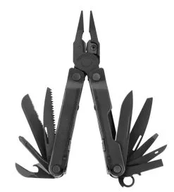 Leatherman Zakmes Rebar Multitool Zwart - 17 Functies - In Etui