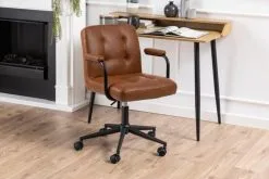 Cosmo Bureaustoel Retro Brandy -meubels winkel product 931715