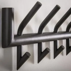 Garderobe 2x8 Haaks Zwart Mat -meubels winkel product 935030