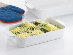 Kela Ovenschaal Ester Wit 40.5x23x6.5 Cm - Porselein -meubels winkel product 935783