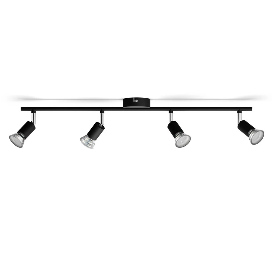 Philips Limbali Opbouwspot Zwart Bar 4-Lichts 3 Philips Limbali Opbouwspot Zwart Bar 4-Lichts