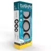 Twilight Inbouwspot GU10 IP65 Zwart 3x 5W 375 Lumen Geintegreerde LED