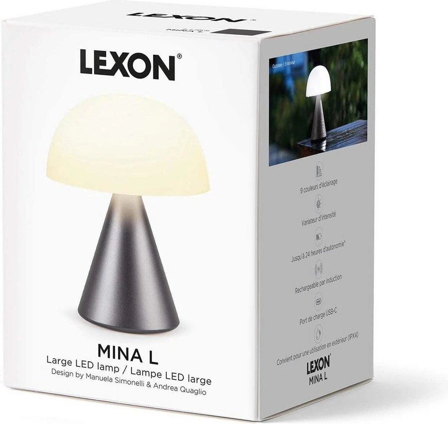 Lexon Mina Tafellamp LED L Alu Poli 14x17 Cm - Met Dimmer 10 Lexon Mina Tafellamp LED L Alu Poli 14x17 Cm - Met Dimmer - Afbeelding 8