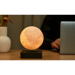 Gingko Lamp Smart Moon Levitating 12x12x3 Cm - Black Wood -meubels winkel product 955092