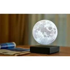 Gingko Lamp Smart Moon Levitating 12x12x3 Cm - Black Wood -meubels winkel product 955093