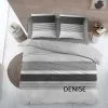 Carlina Dekbedovertrek Denise Streep Grijs|Wit 240x220 Cm Flanel -meubels winkel product 955340
