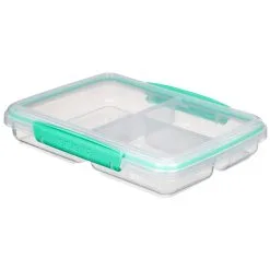 Sistema To Go Voorraaddoos Multi Split 820 Ml - 3 Vakken - Minty Teal