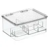 IDesign Batterij Organizer Linus Transparant - 17x14x7.5 Cm - Stapelbaar -meubels winkel product 955669