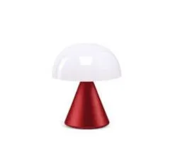 Lexon Mina Mini Tafellamp LED Met Dimmer 7x8.3cm - Donkerrood