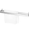 ZACK Linea Handdoekhouder Dubbel 61cm RVS Glans