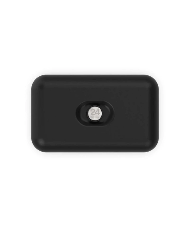 24Bottles Lunchbox 750ml Stone 23 X 14 X 6,5cm - Tuxedo Black 4 24Bottles Lunchbox 750ml Stone 23 X 14 X 6,5cm - Tuxedo Black - Afbeelding 2