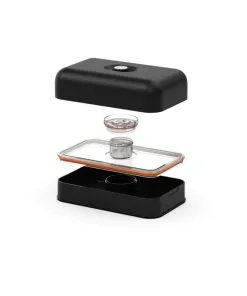 24Bottles Lunchbox 750ml Stone 23 X 14 X 6,5cm - Tuxedo Black 10 24Bottles Lunchbox 750ml Stone 23 X 14 X 6,5cm - Tuxedo Black -meubels winkel product 960715