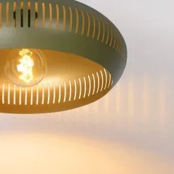 Lucide Rayco Plafondlamp Groen E27 Socket - 45 Cm -meubels winkel product 962385