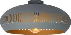 Lucide Rayco Plafondlamp Grijs E27 Socket - 45 Cm
