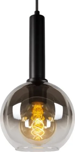 Lucide Marius Hanglamp Zwart 5xE27 Socket - 55 Cm -meubels winkel product 962399