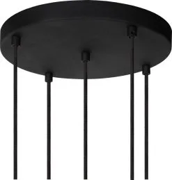 Lucide Marius Hanglamp Zwart 5xE27 Socket - 55 Cm -meubels winkel product 962400