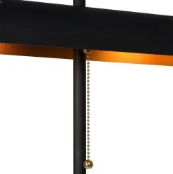 Lucide Glendale Vloerlamp Zwart 2xE27 Socket - 36x23x140 Cm -meubels winkel product 962423