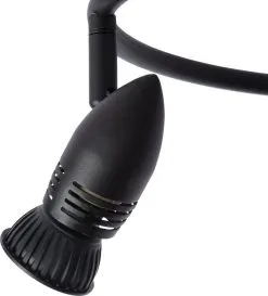 Lucide Caro Plafondspot Zwart 3xGU10 - 31 Cm -meubels winkel product 962470