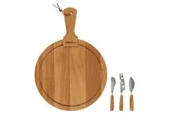 Boska Kaasset Friends Rond Plank 30 Cm Met 3 Kaasmesjes