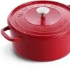 Greenpan Stoofpot Featherweights 3.3 L 22 Cm - Met Deksel - Keramisch - Rood