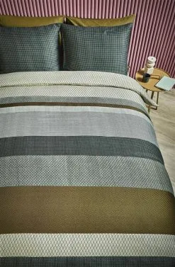 Beddinghouse Dekbedovertrek Kyle Groen 200x220 Cm Satijn -meubels winkel product 965817