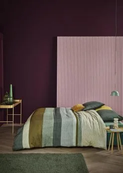 Beddinghouse Dekbedovertrek Kyle Groen 200x220 Cm Satijn