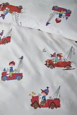 Fiep Amsterdam Fiep Dekbedovertrek Kraanwagen 140x220 Cm Katoen -meubels winkel product 965835